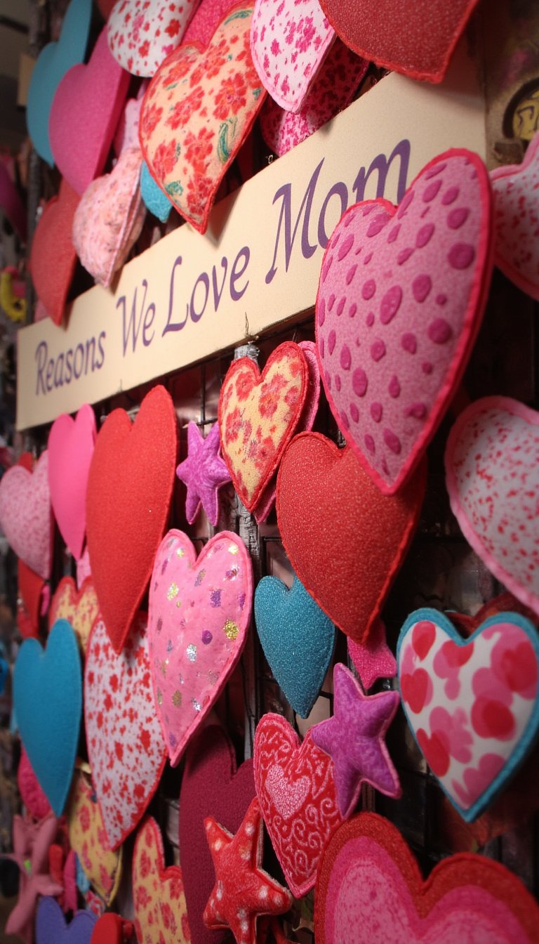 1. The "Reasons We Love Mom" Wall of Fame