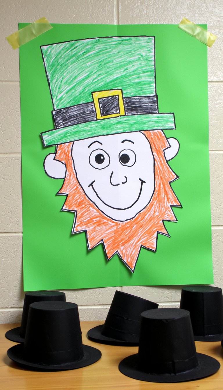 6. "Pin the Hat on the Leprechaun"