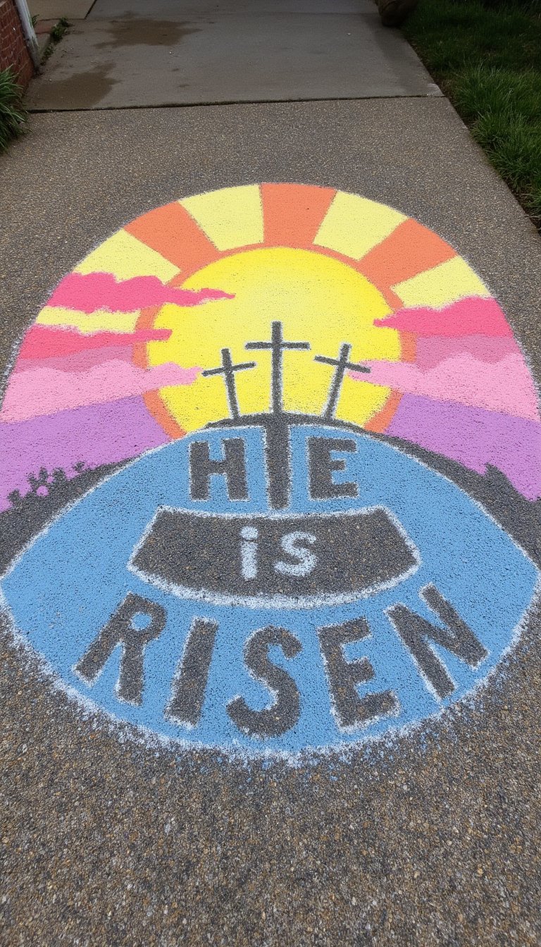 12. A "He is Risen" Sunrise Scene