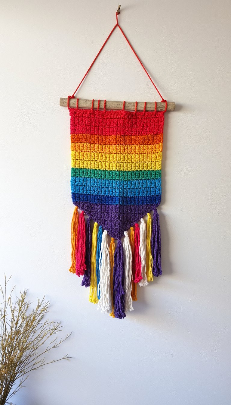 12. A Rainbow Wall Hanging