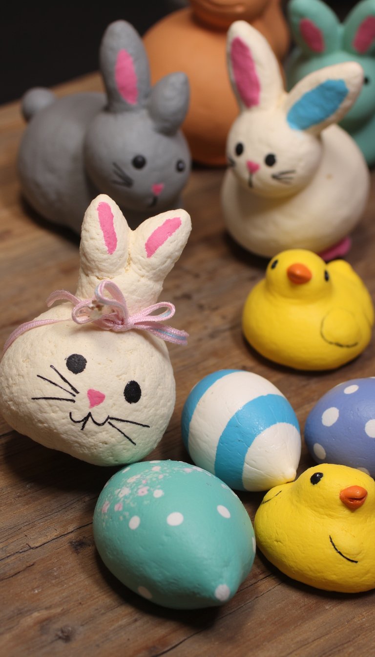 4. Salt Dough Easter Ornaments