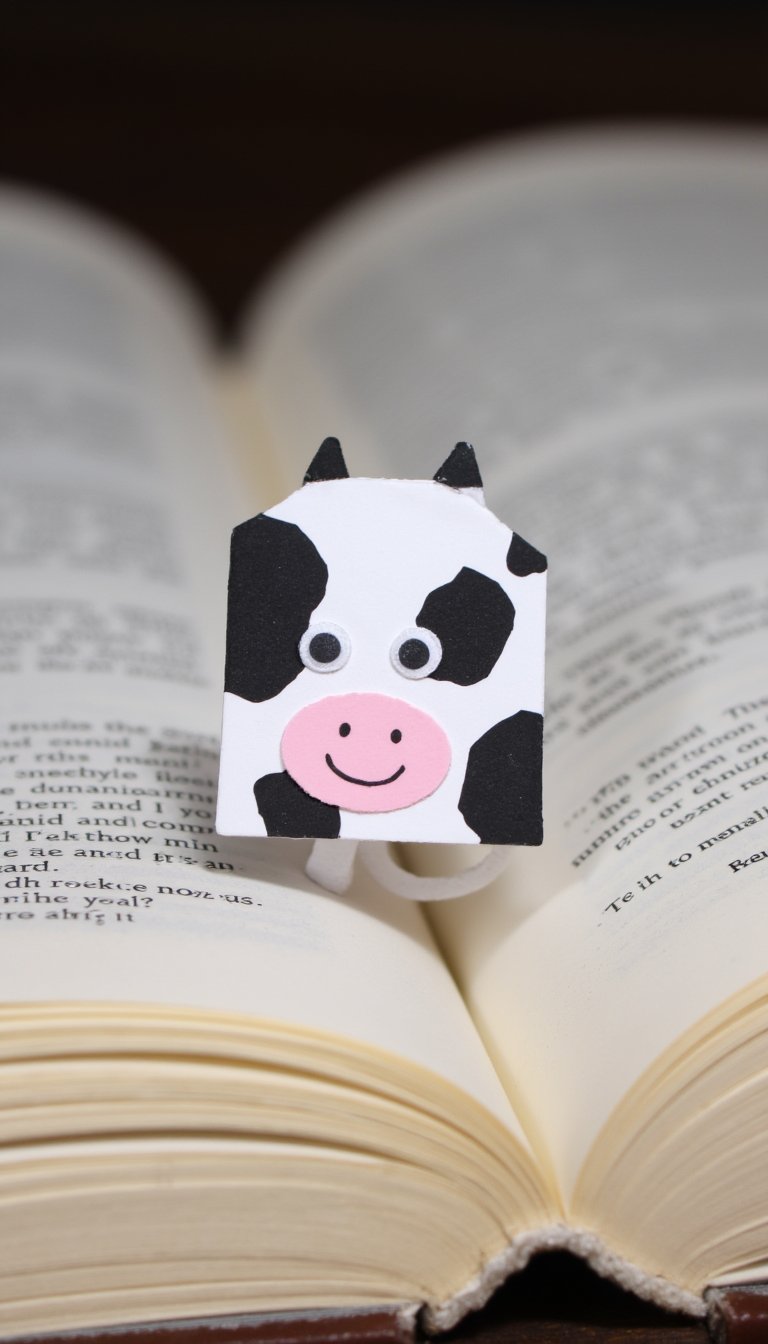 10. Cow Corner Bookmark