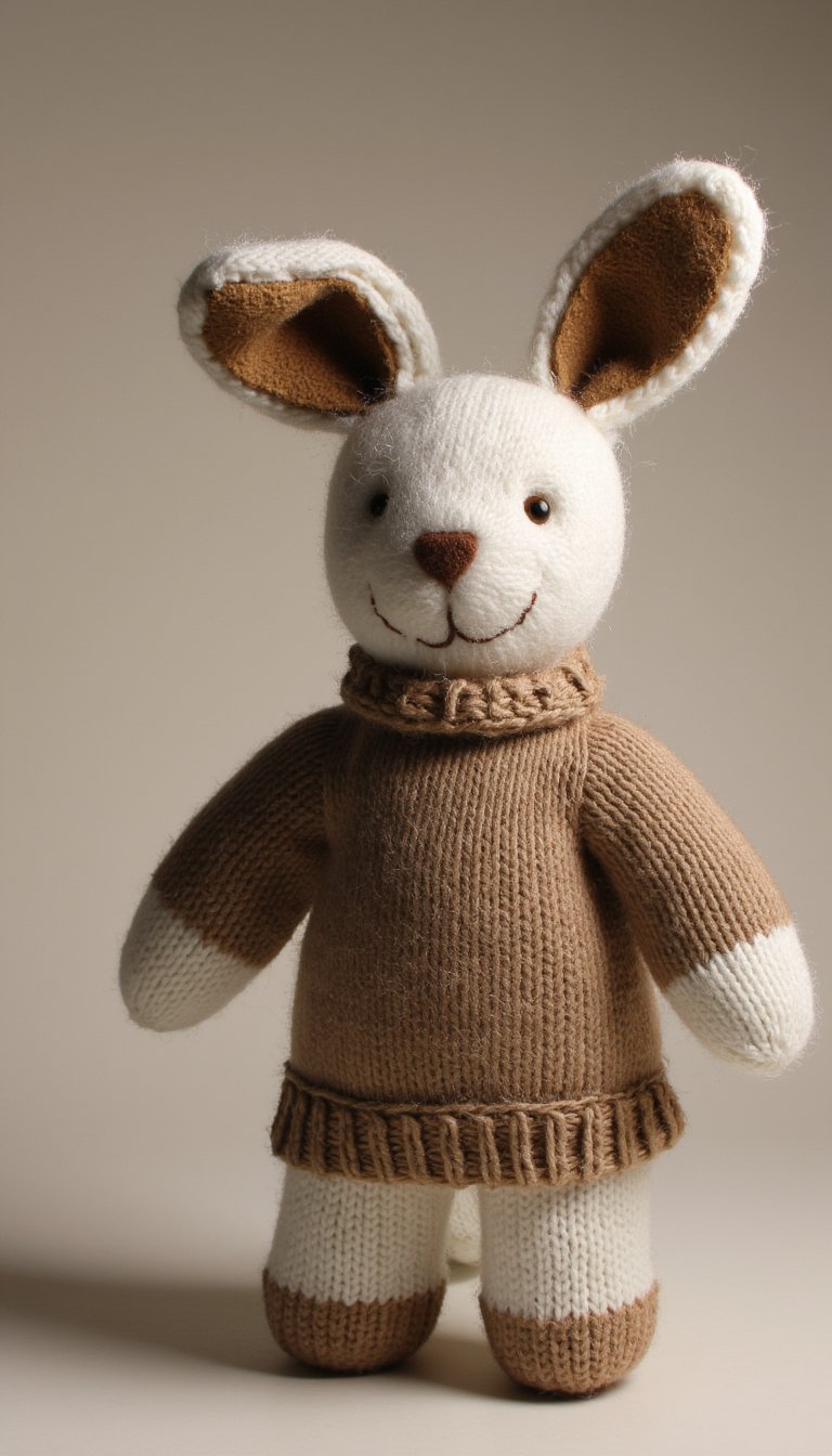27. Upcycled Sweater Bunny Stuffie