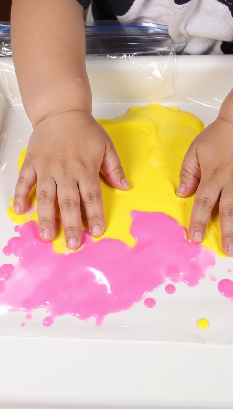 8. No-Mess Baggy Painting