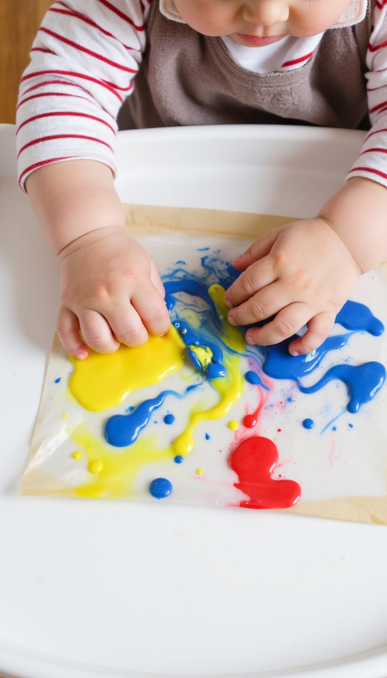 4. Mess-Free Sensory Bag Art