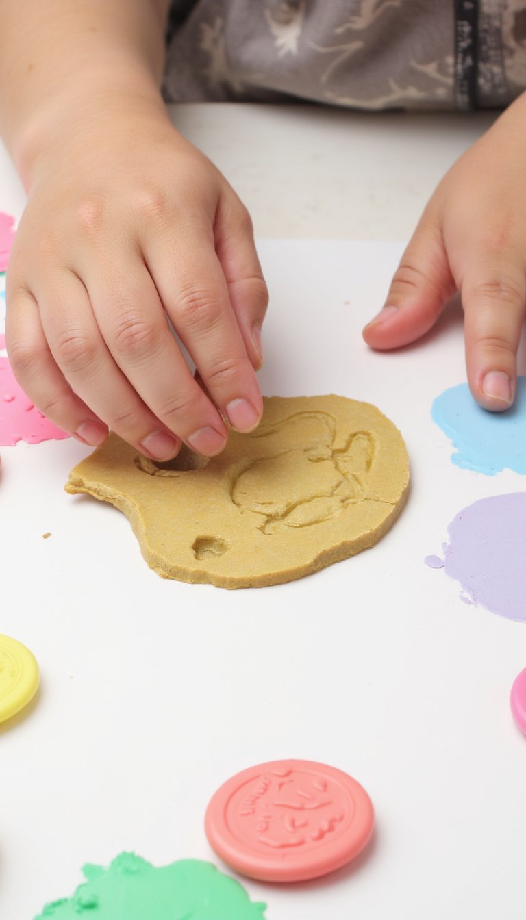 10. Potato Stamp Bunnies