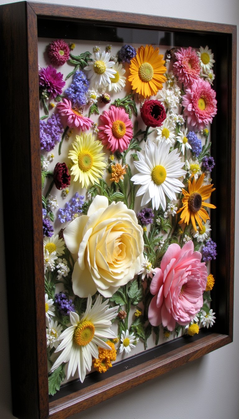 22. Botanical Art in a Shadow Box