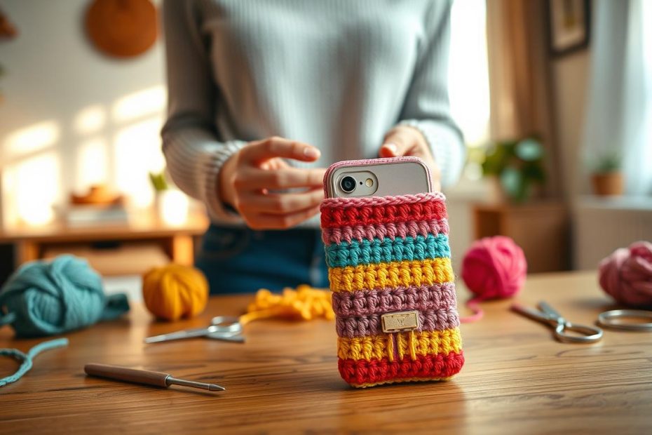 crochet phone case tutorial