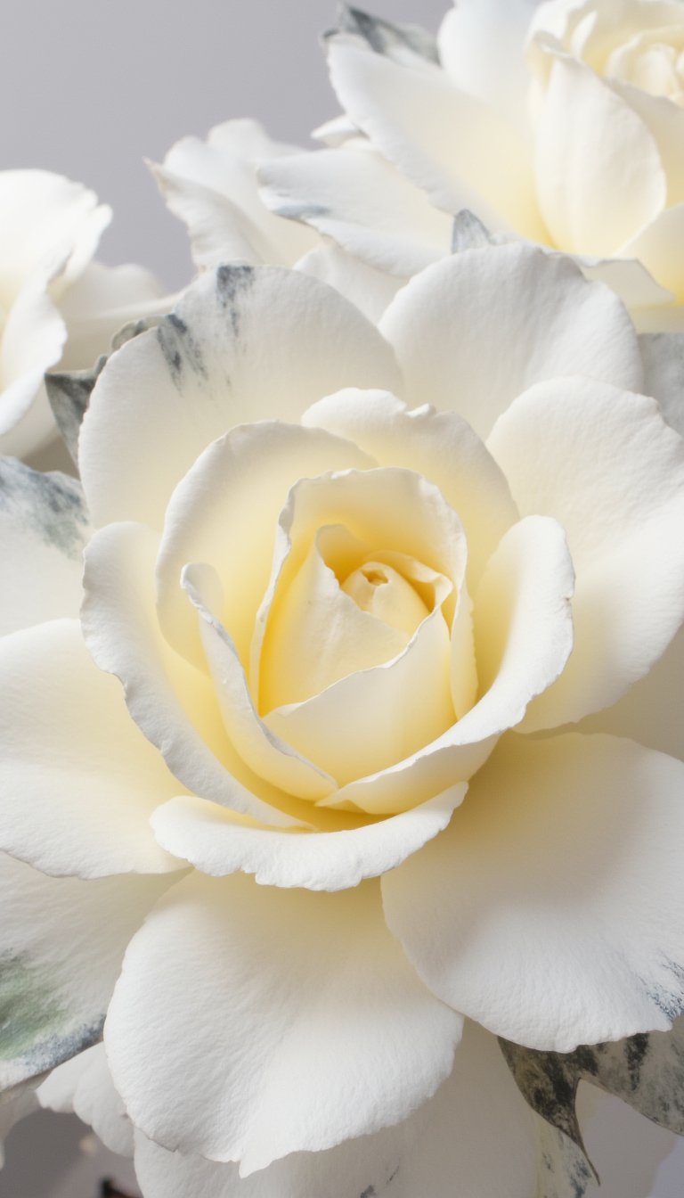 11. Watercolor-Washed Gardenias