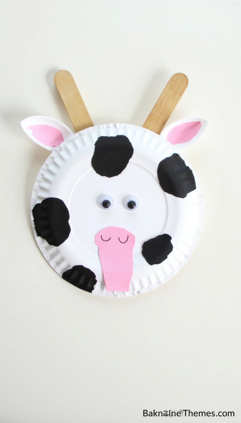 1. The Classic Spotted Paper Plate Cow