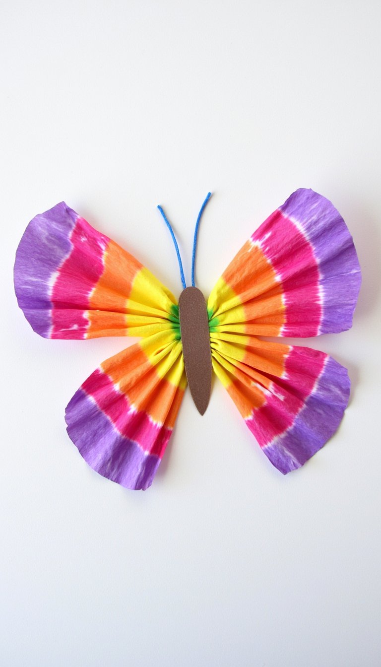 5. Coffee Filter Butterfly