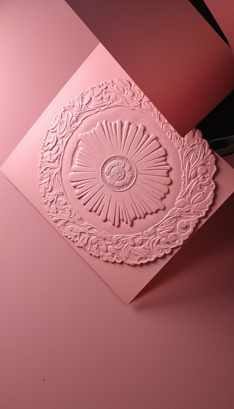 9. Embossed Velvet Floral Card