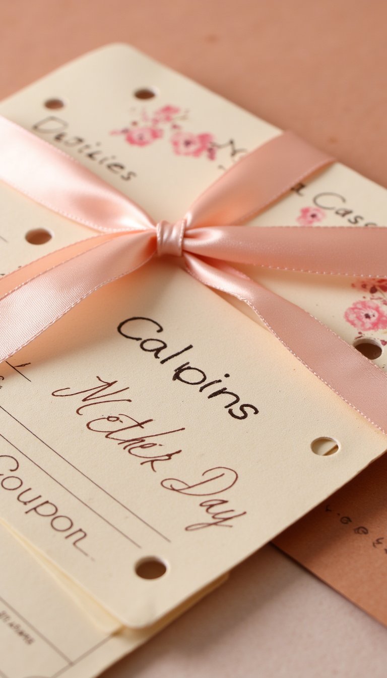 9. "Open Me First" Coupon Book Card