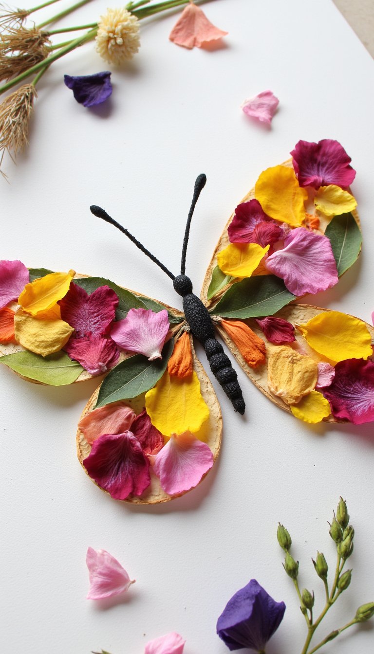 5. Nature Collage Butterfly