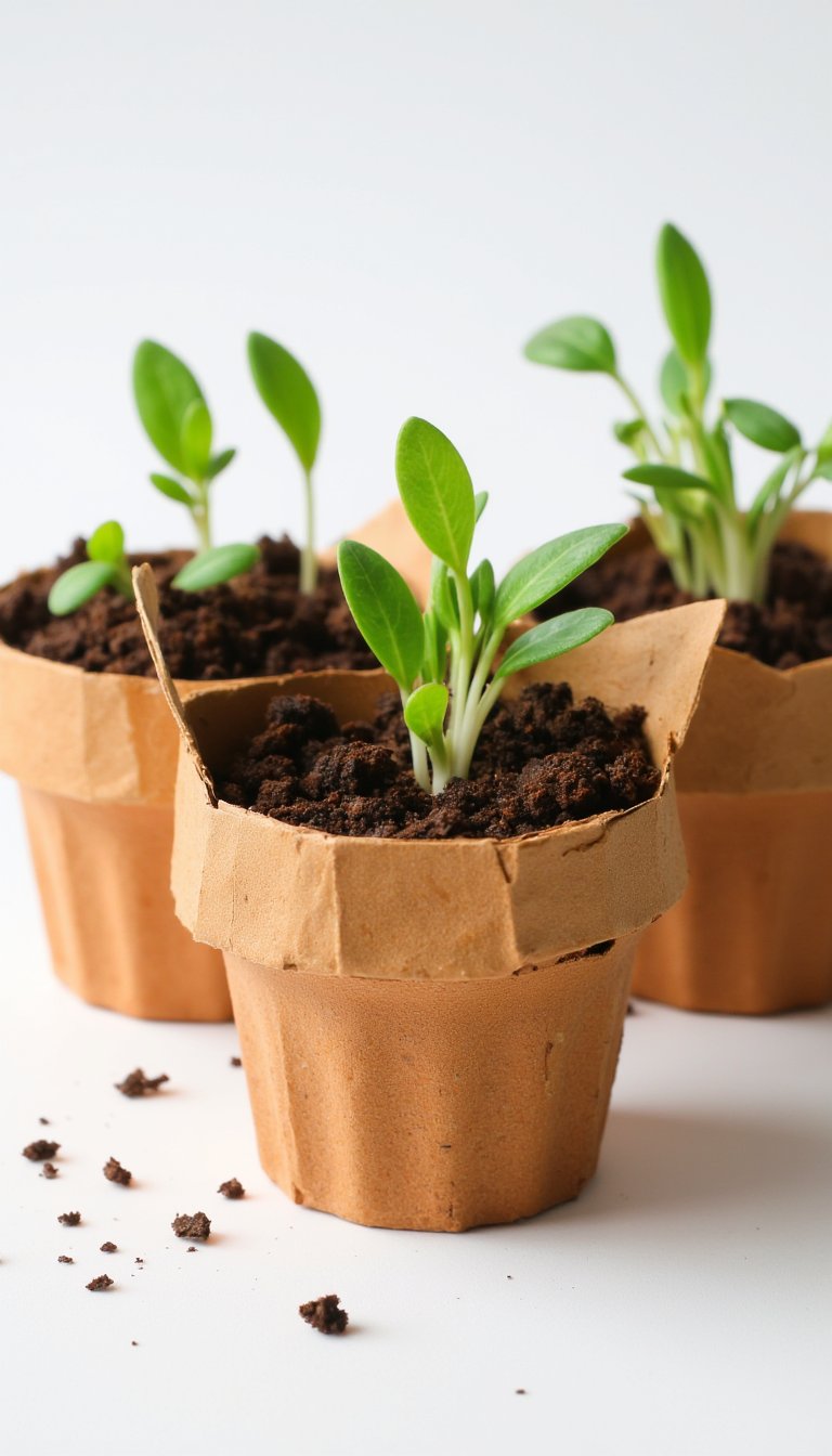 4. Egg Carton Seed Starters
