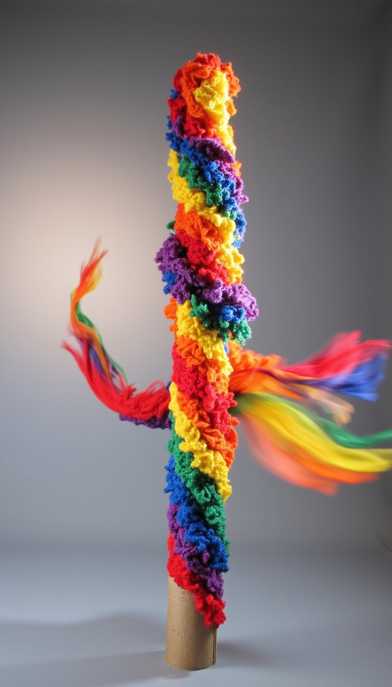 14. DIY Rainbow Wind Socks