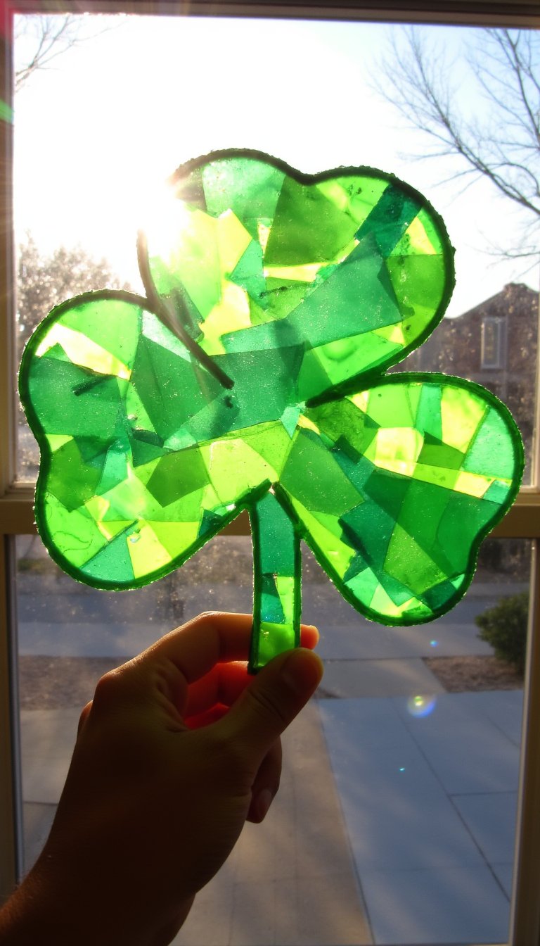 8. Shamrock Sun Catcher