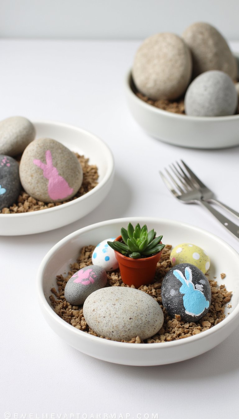 15. The Painted River Rock Garden