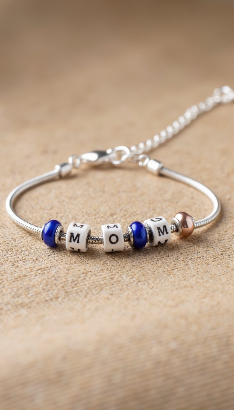 5. Memory Wire Word Bracelet