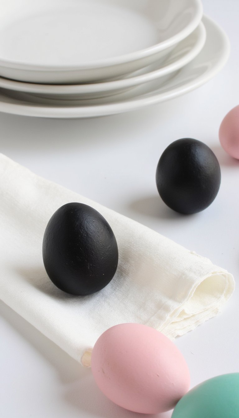 15. Chalkboard Egg Place Cards
