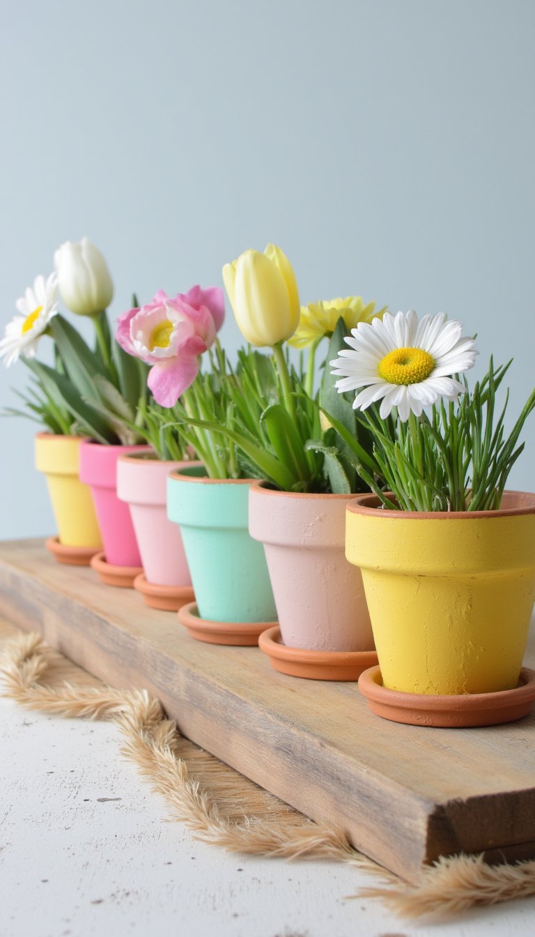 6. The Painted Terra Cotta Pot Parade