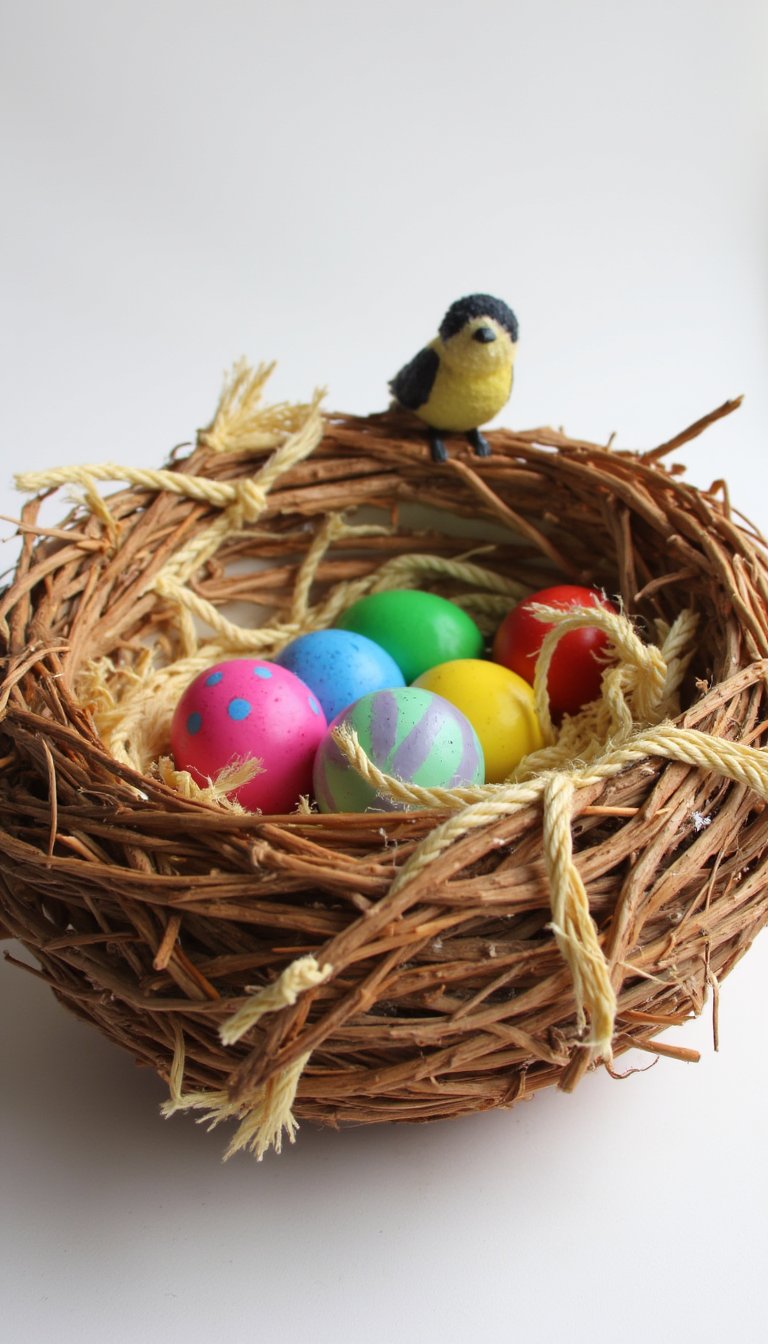 8. "Bird's Eye View" Nest Sculptures