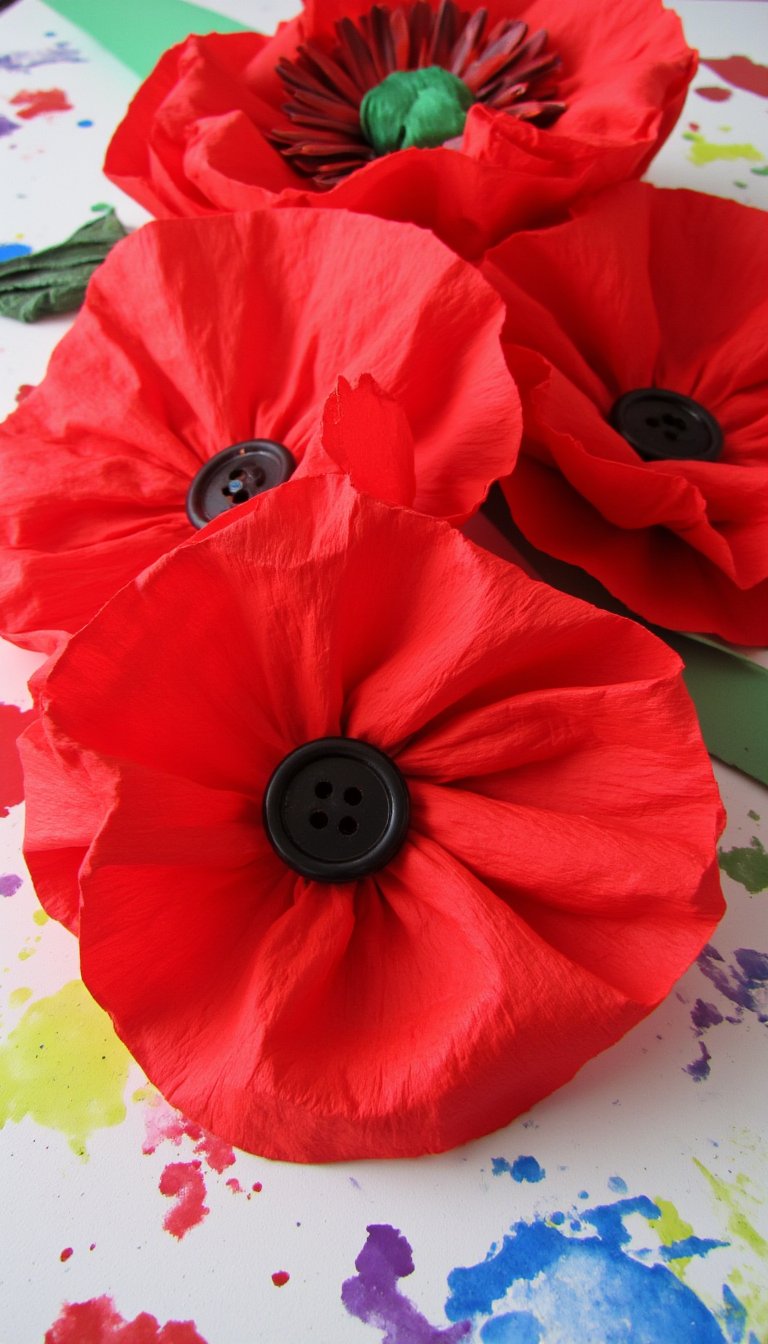 18. Paper Bag Poppies