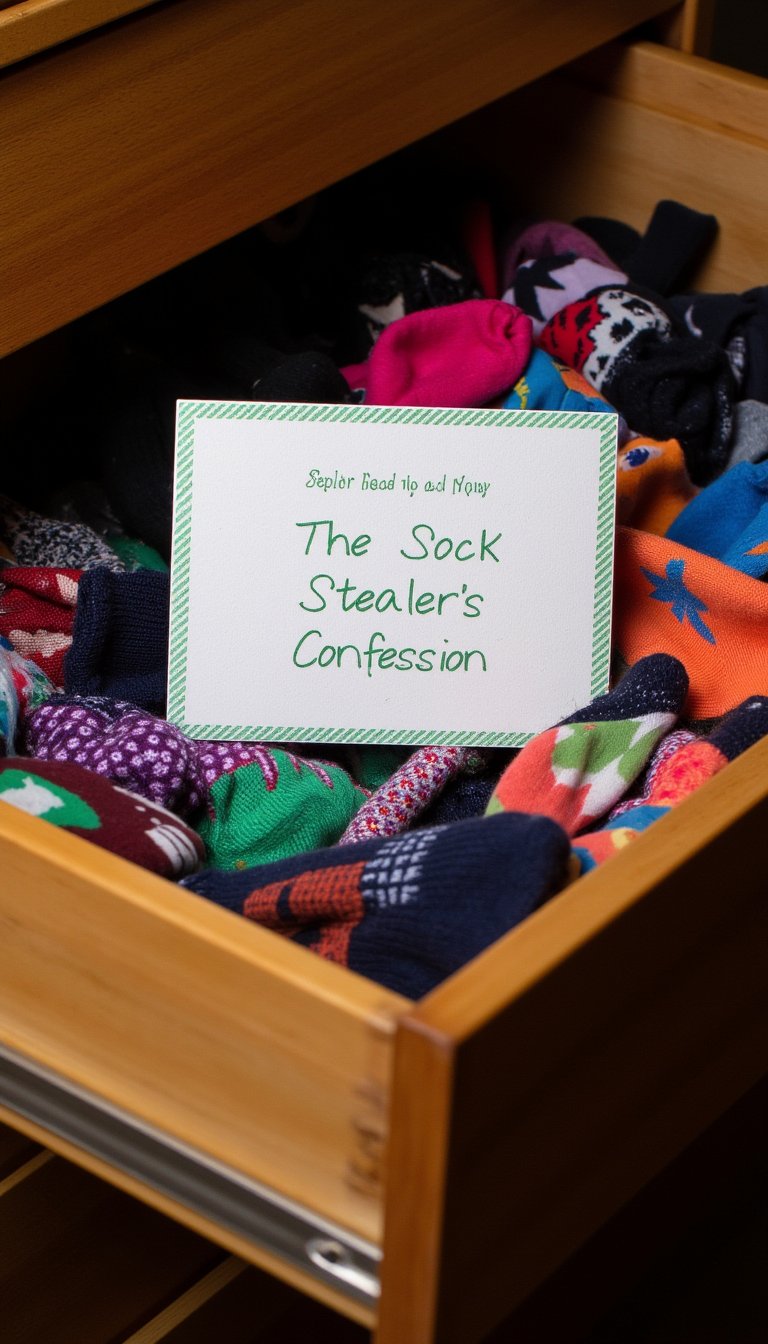 9. The Sock Stealer's Confession