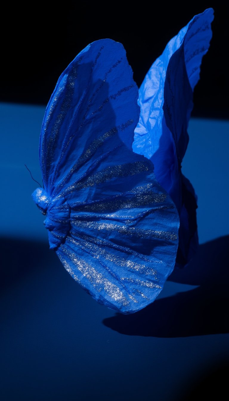 5. The Glitter-Dusted Night Butterfly