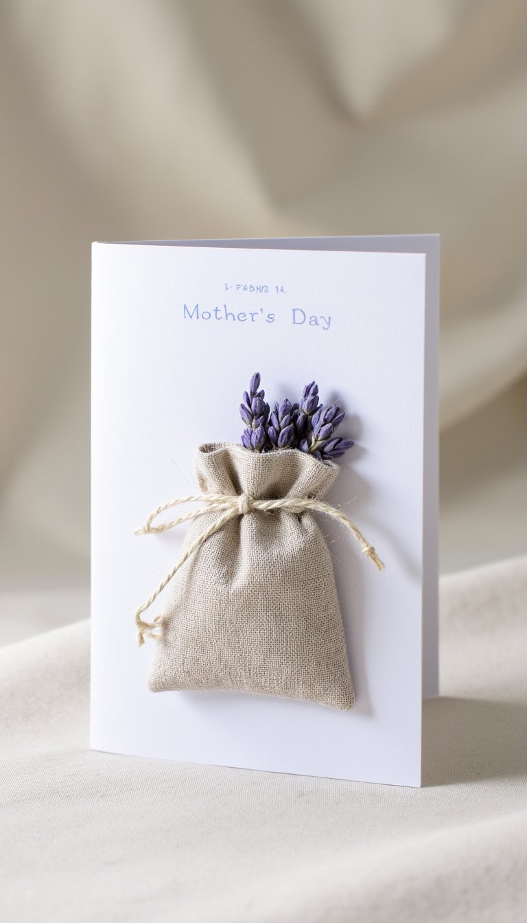 13. Scented Lavender Sachet Card