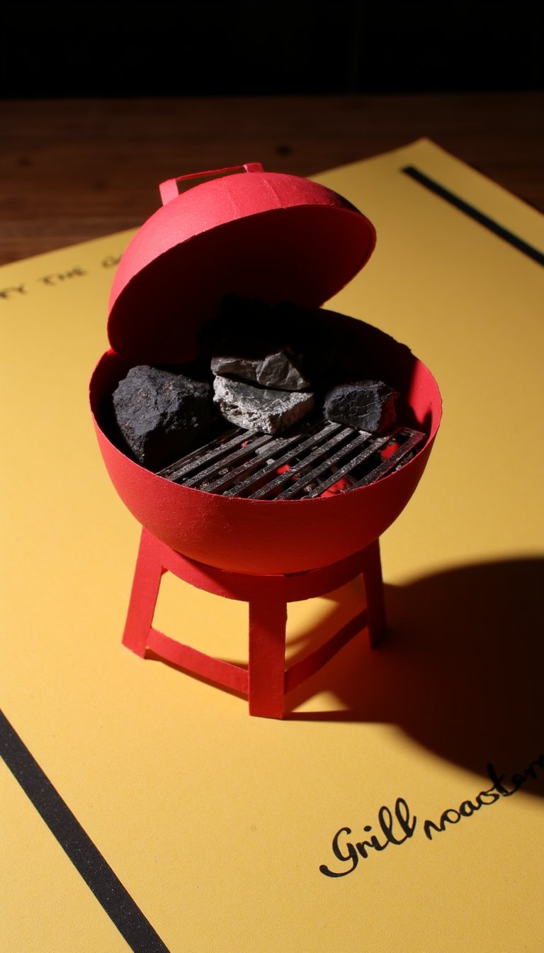 5. Punny Grill Master Pop-Up