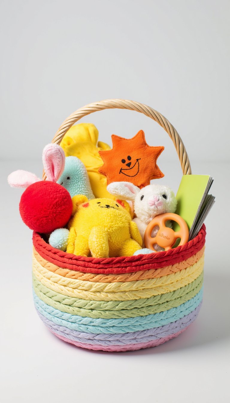14. The Rainbow Bright Basket