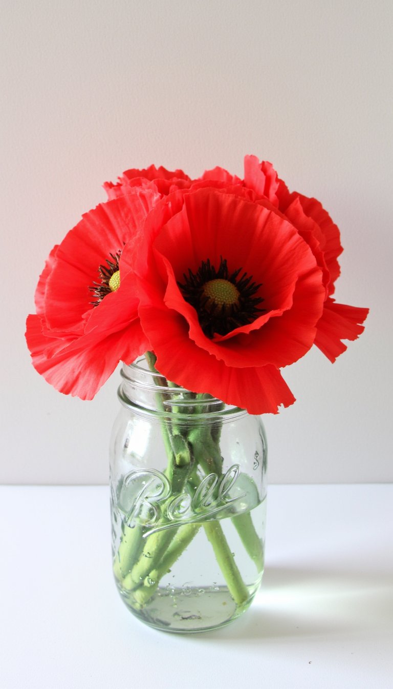 1. Patriotic Coffee Filter Poppies