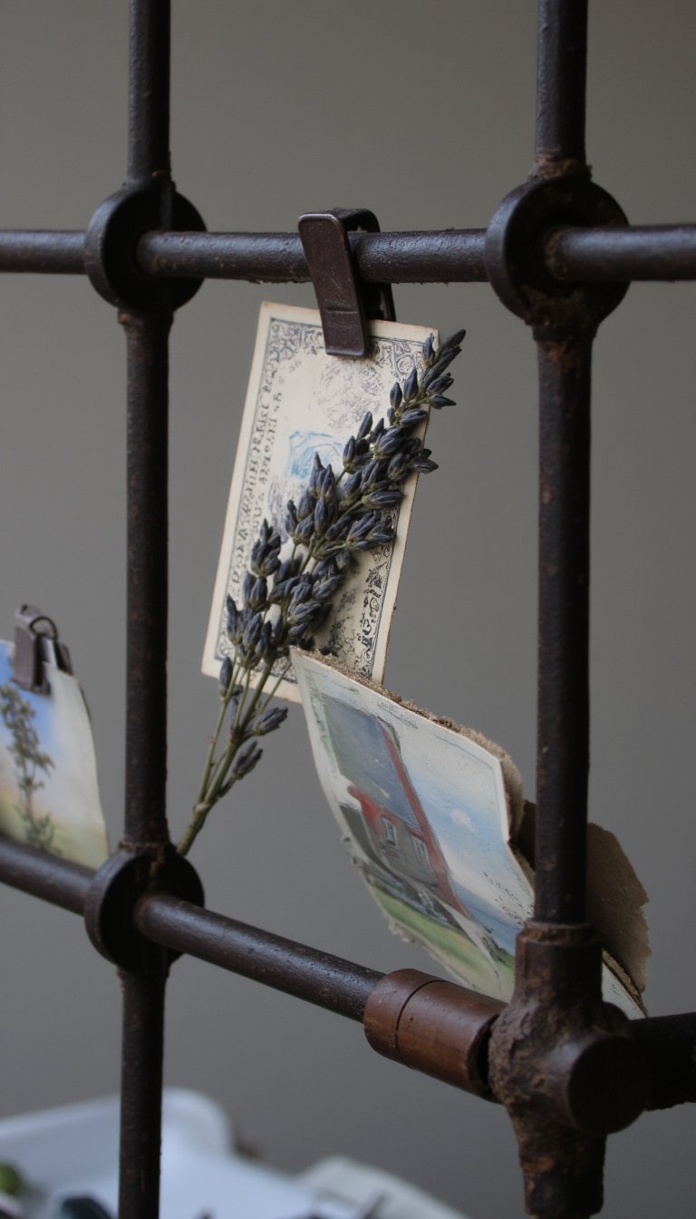 1. The Ultimate Rustic Photo Display