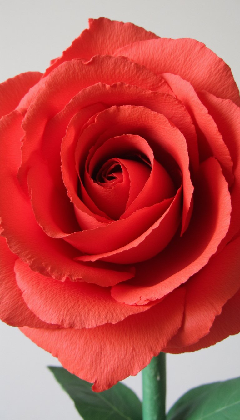 1. The Classic Crepe Paper Rose