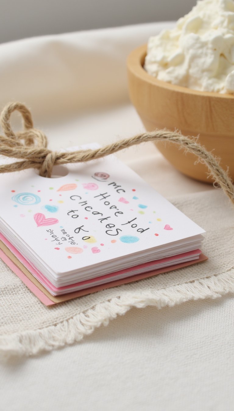 3. A "Coupon Book" For Services & Hugs