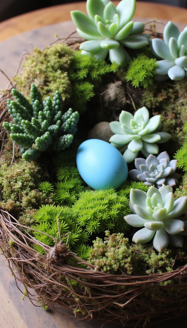 14. The Succulent "Bird's Nest"