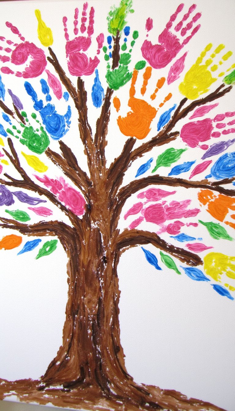 2. Fingerprint Family Tree Canvas
