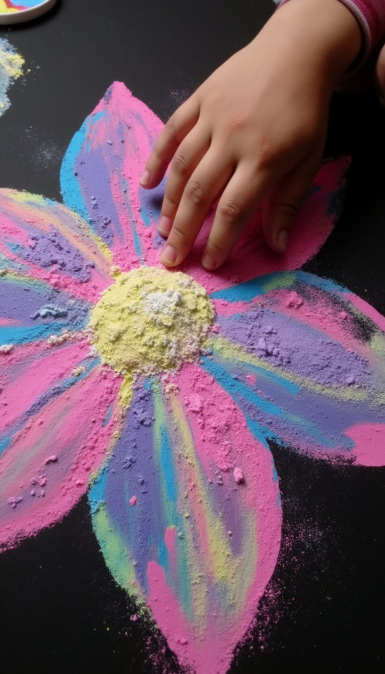 15. Chalk Pastel Smudge Blooms