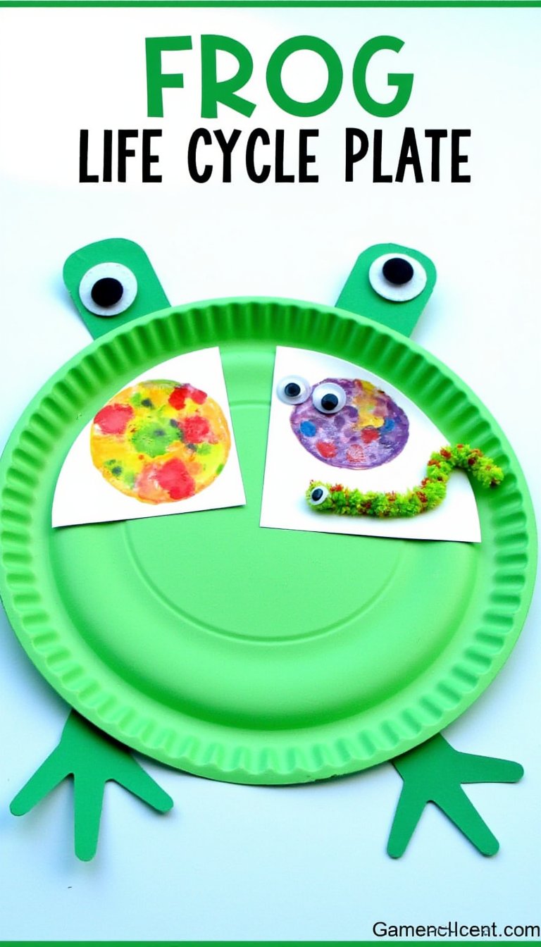 5. Frog Life Cycle Plate