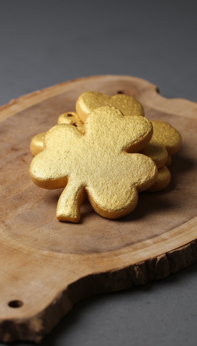14. Salt Dough Shamrock Ornaments