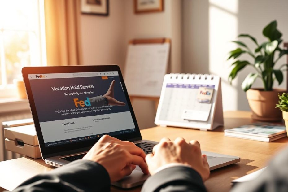 how to vacation hold fedex