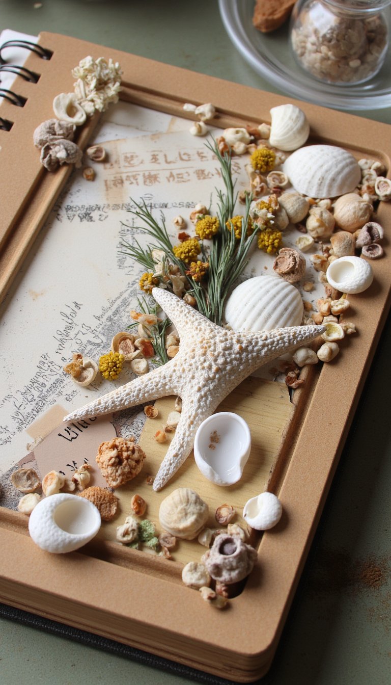 10. Found Object & Nature Collage