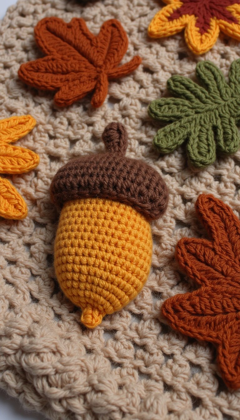 10. Acorn & Oak Leaf Appliqués