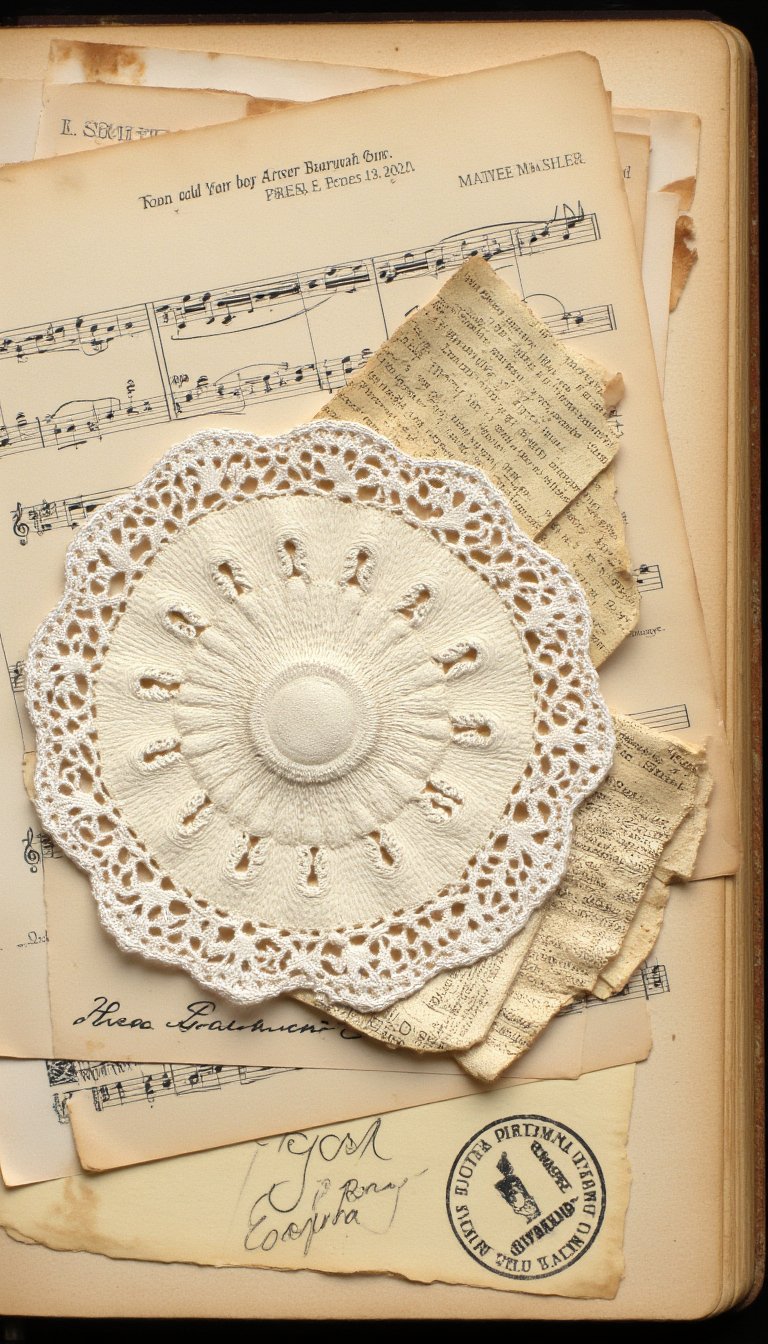 6. Ephemera-Only Spread (No Words!)