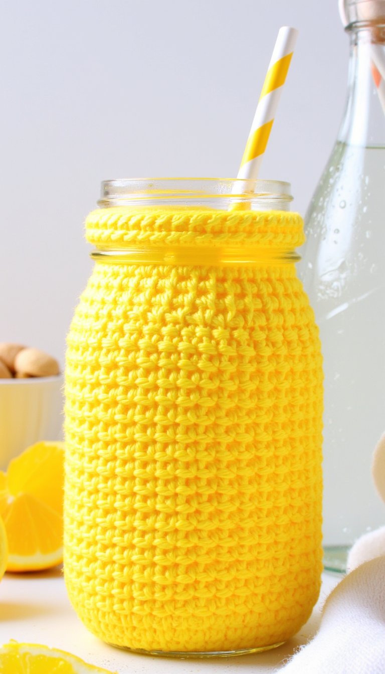 25. Mason Jar Cozies