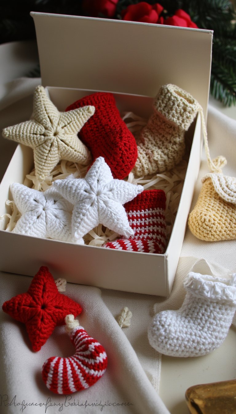 13. A Set of Festive Holiday Ornaments