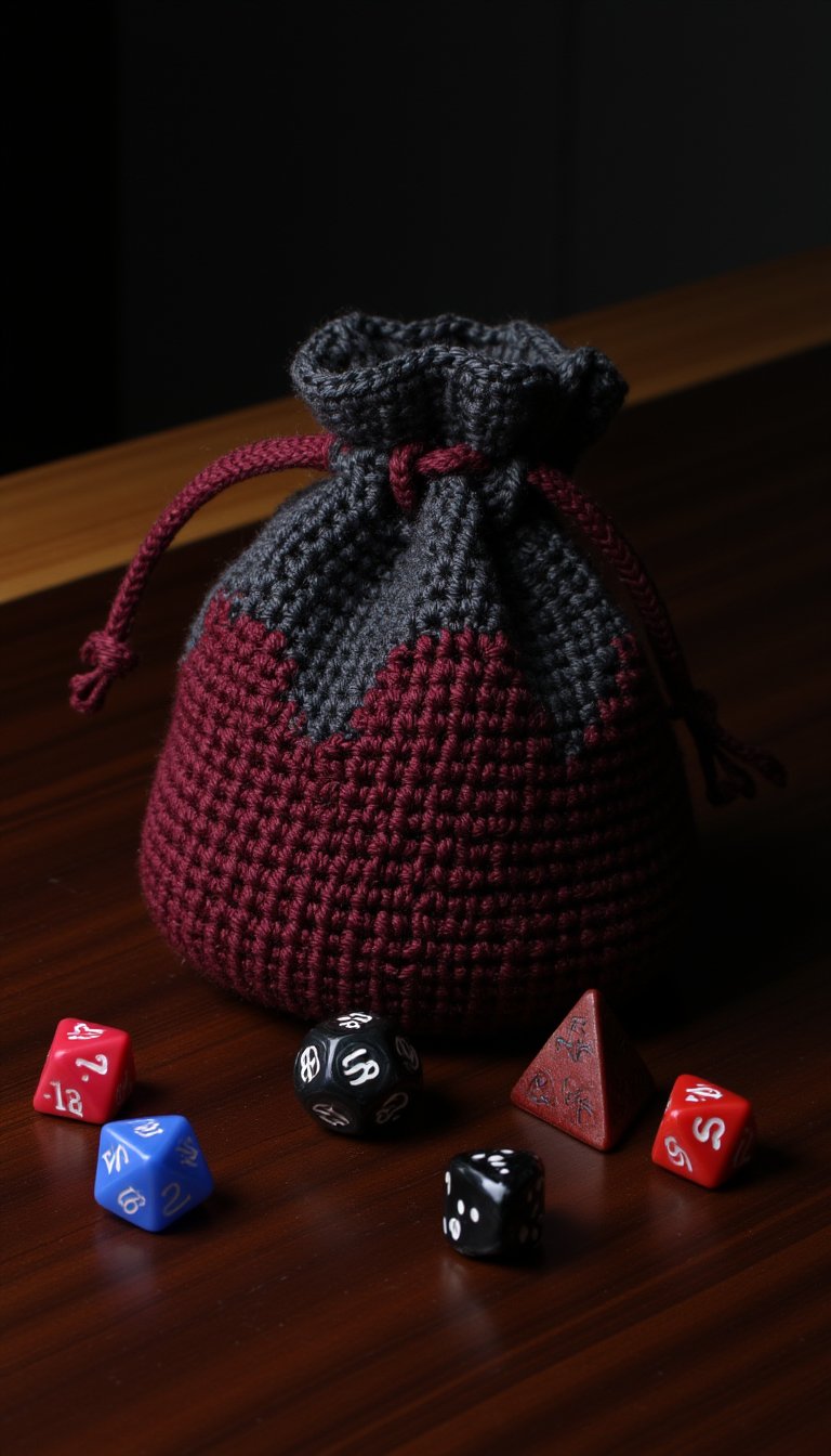 22. Custom Dice Bag for Gamers