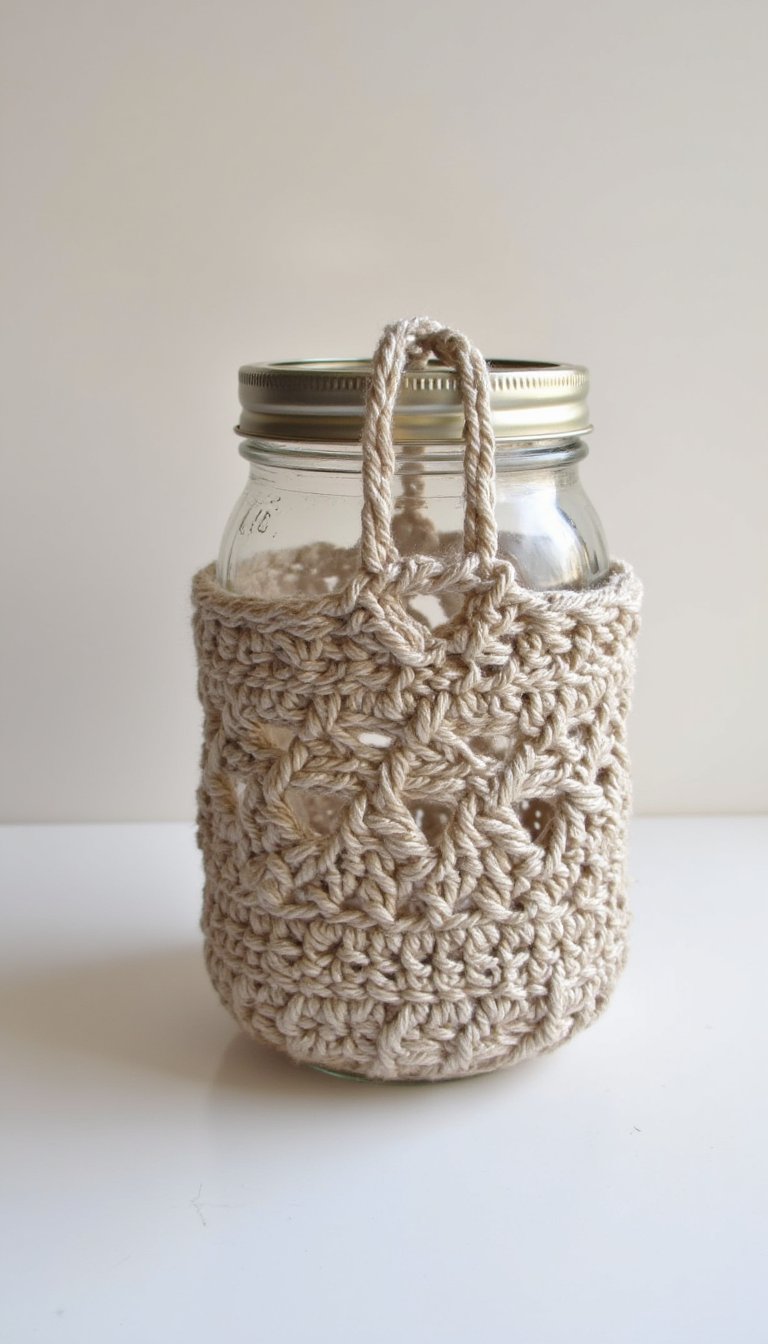 22. Mason Jar Cozies