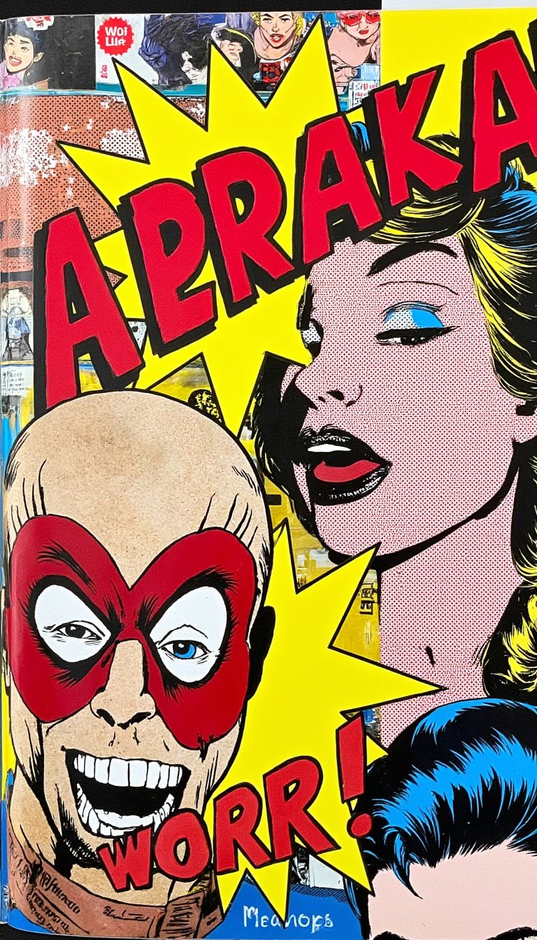 23. Comic Book or Magazine Collage